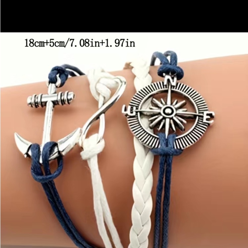 Vintage Boho Style Multi Layers Braided Bracelet Stackable Friendship Hand Rope